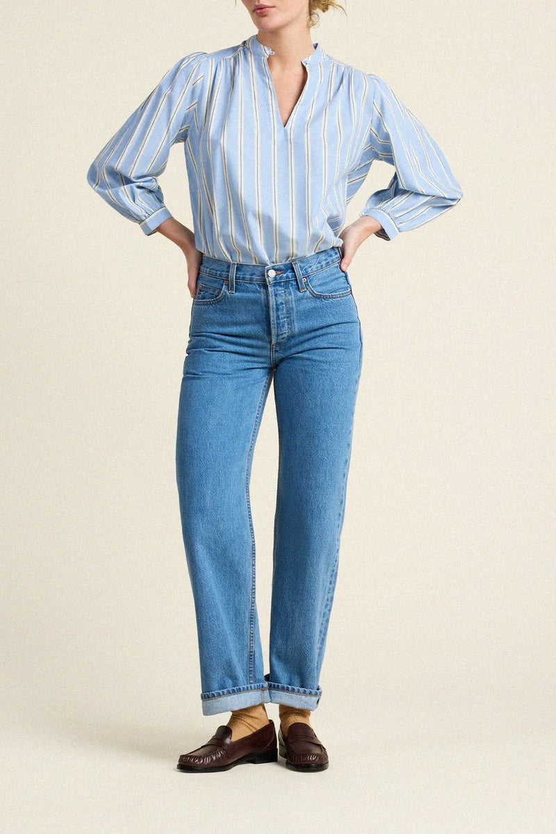 trovata bailey shirt tahoe stripe