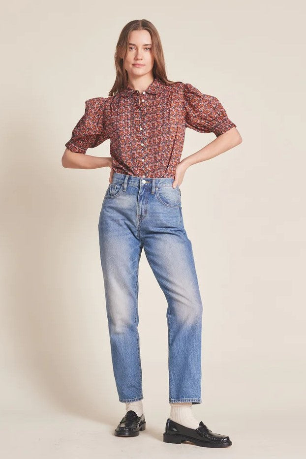 trovata gemma blouse cardinal ditsy