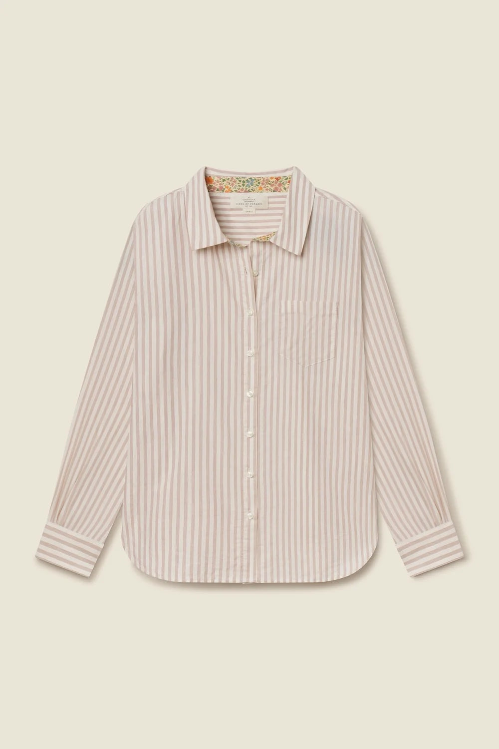 trovata gracie shirt carmel stripe