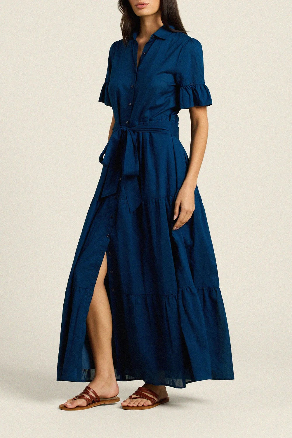 trovata martine dress laguna navy