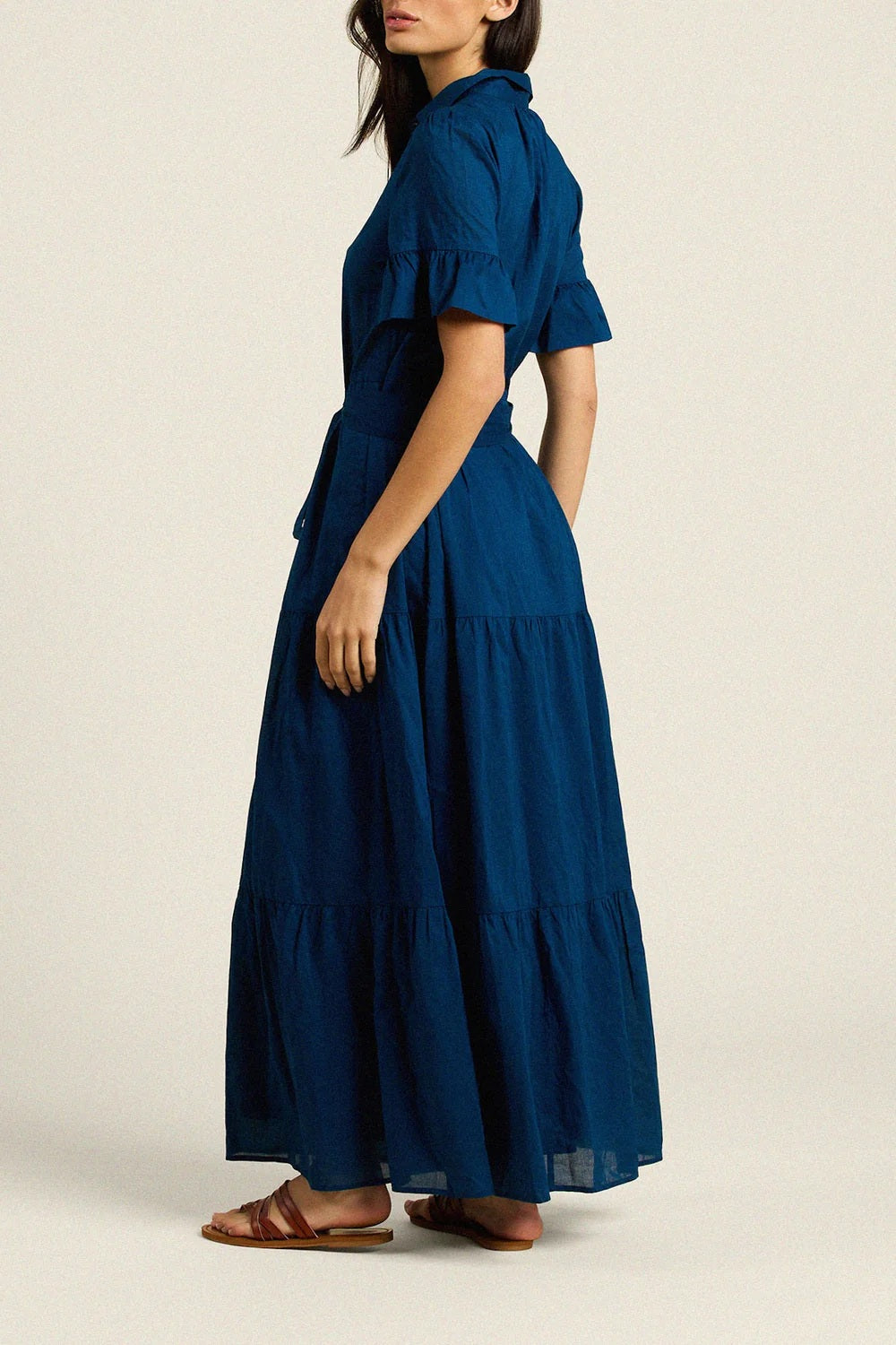 trovata martine dress laguna navy