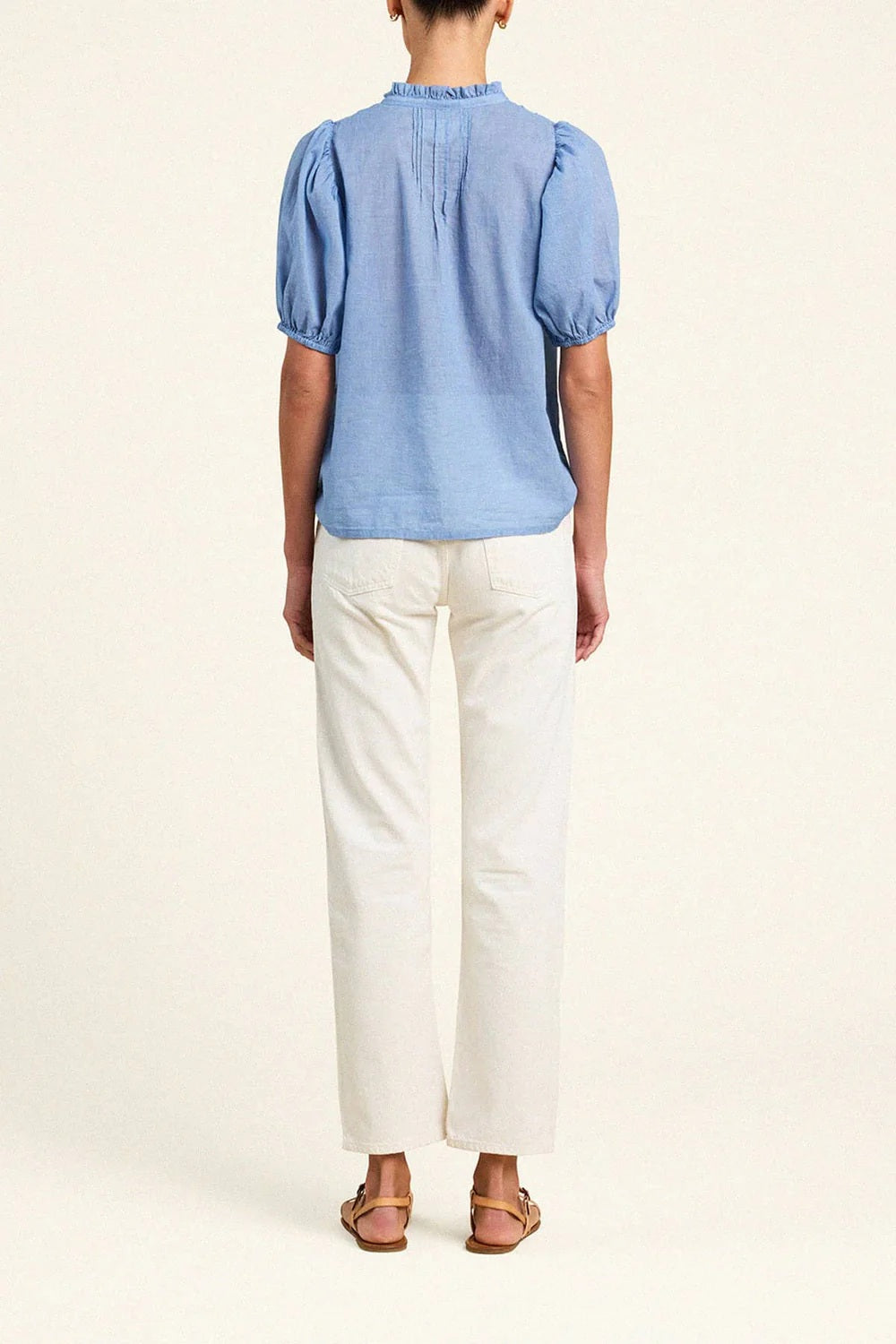 trovata mira blouse brisa houndstooth