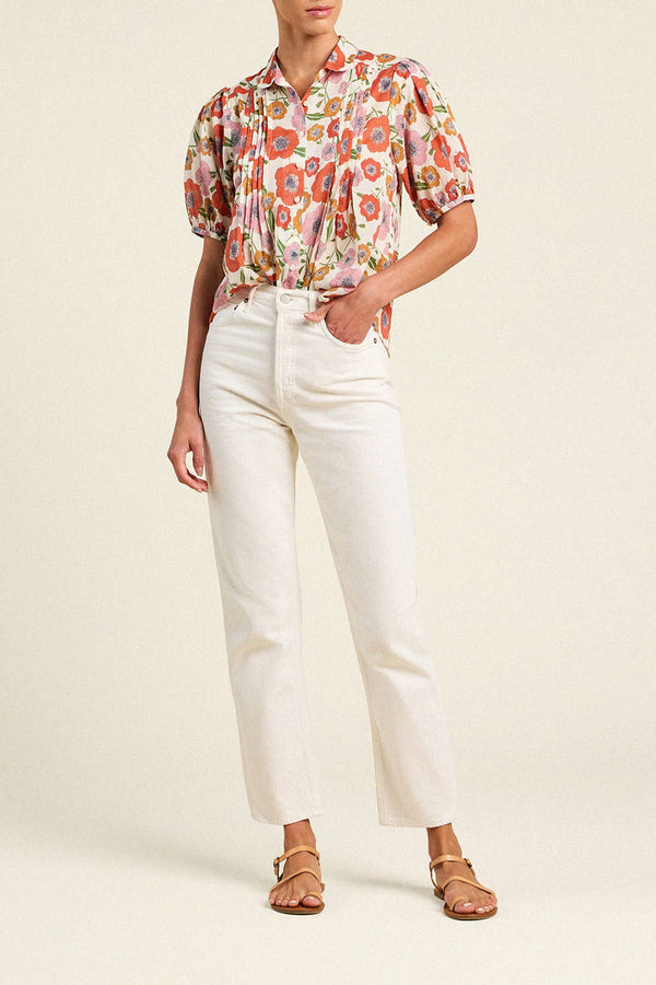 trovata nadine blouse poppy costa