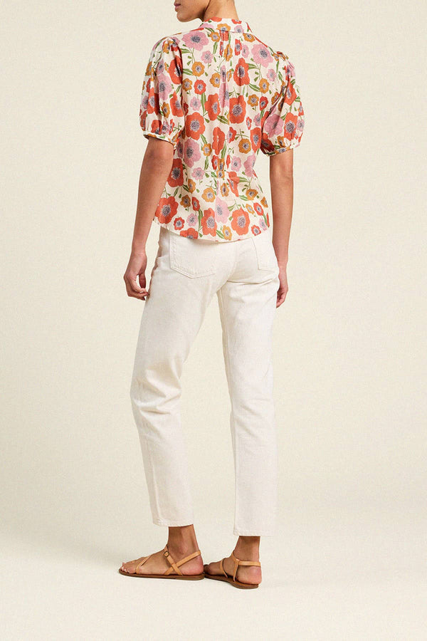 trovata nadine blouse poppy costa