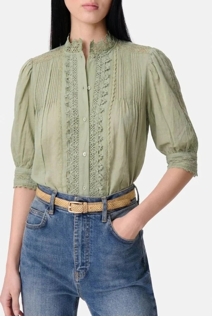 vanessa bruno arseneneo blouse almond