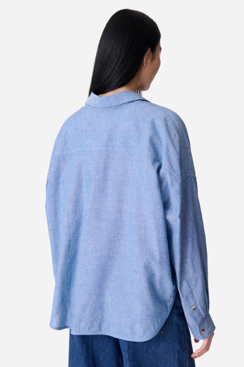 vanessa bruno brad shirt chambray