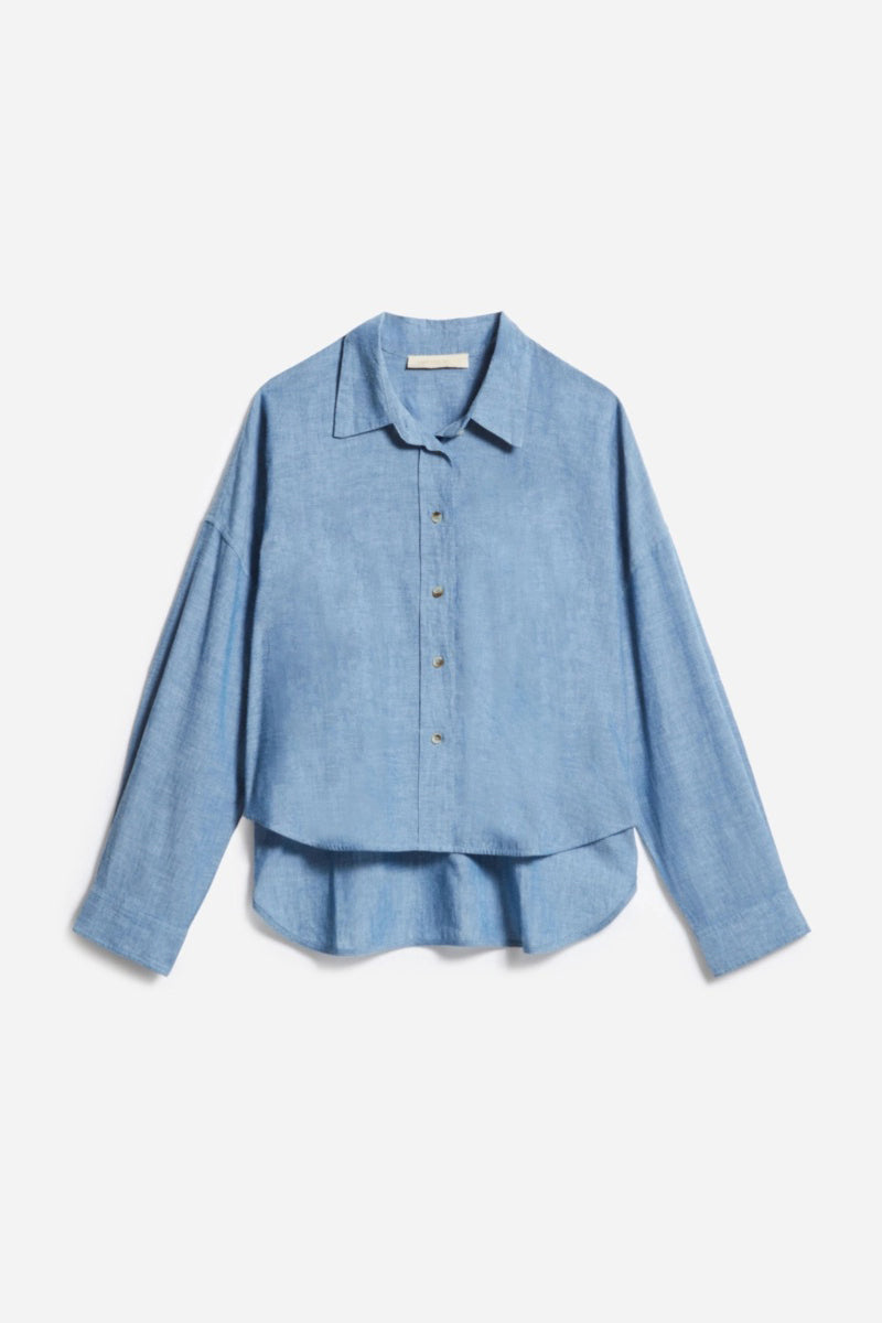 vanessa bruno brad shirt chambray