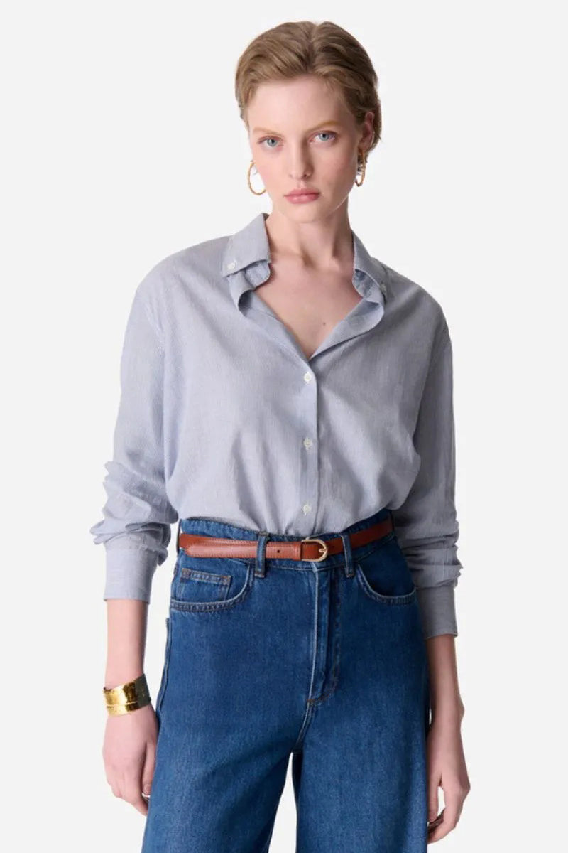 vanessa bruno druyat shirt white blue stripes