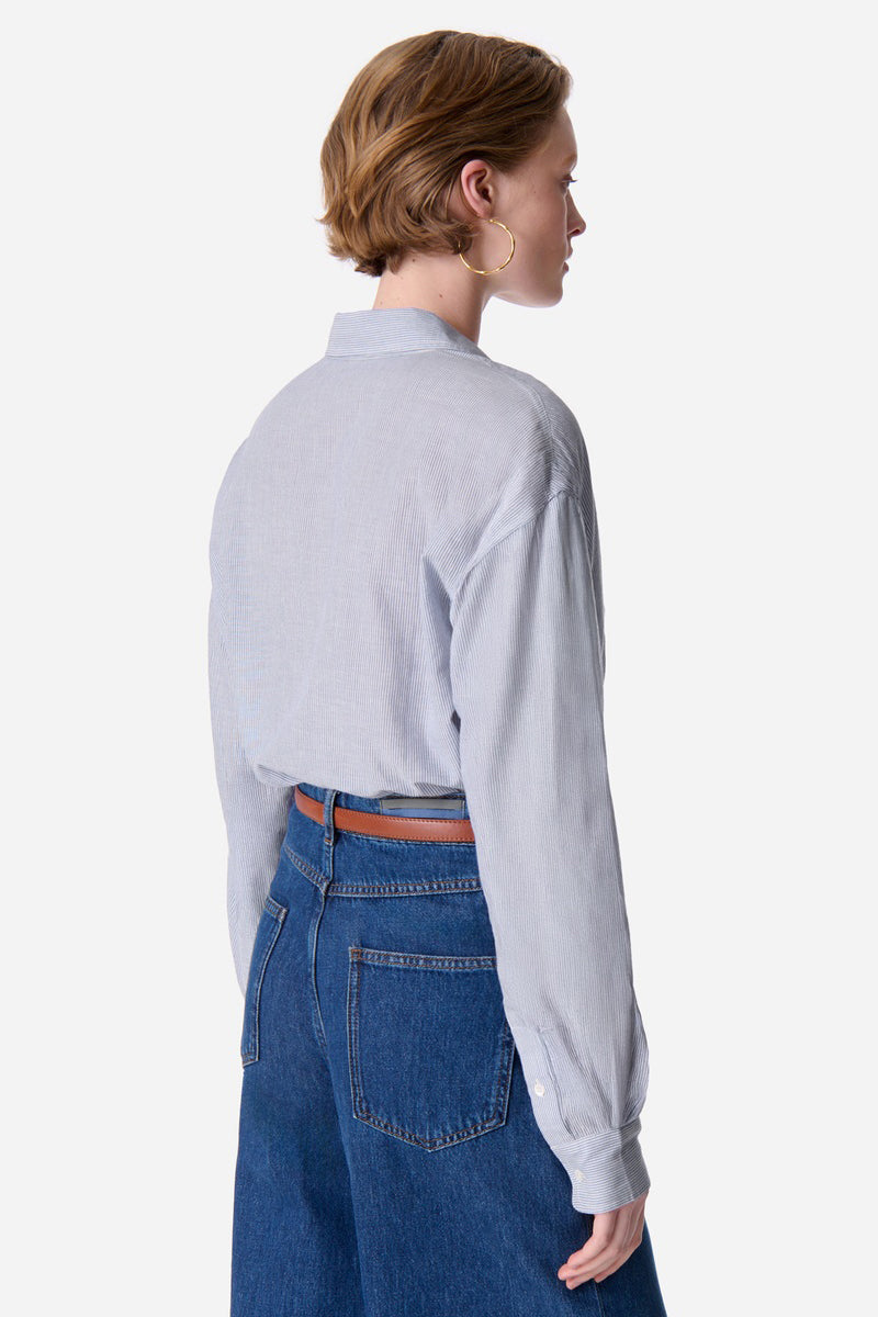 vanessa bruno druyat shirt white blue stripes