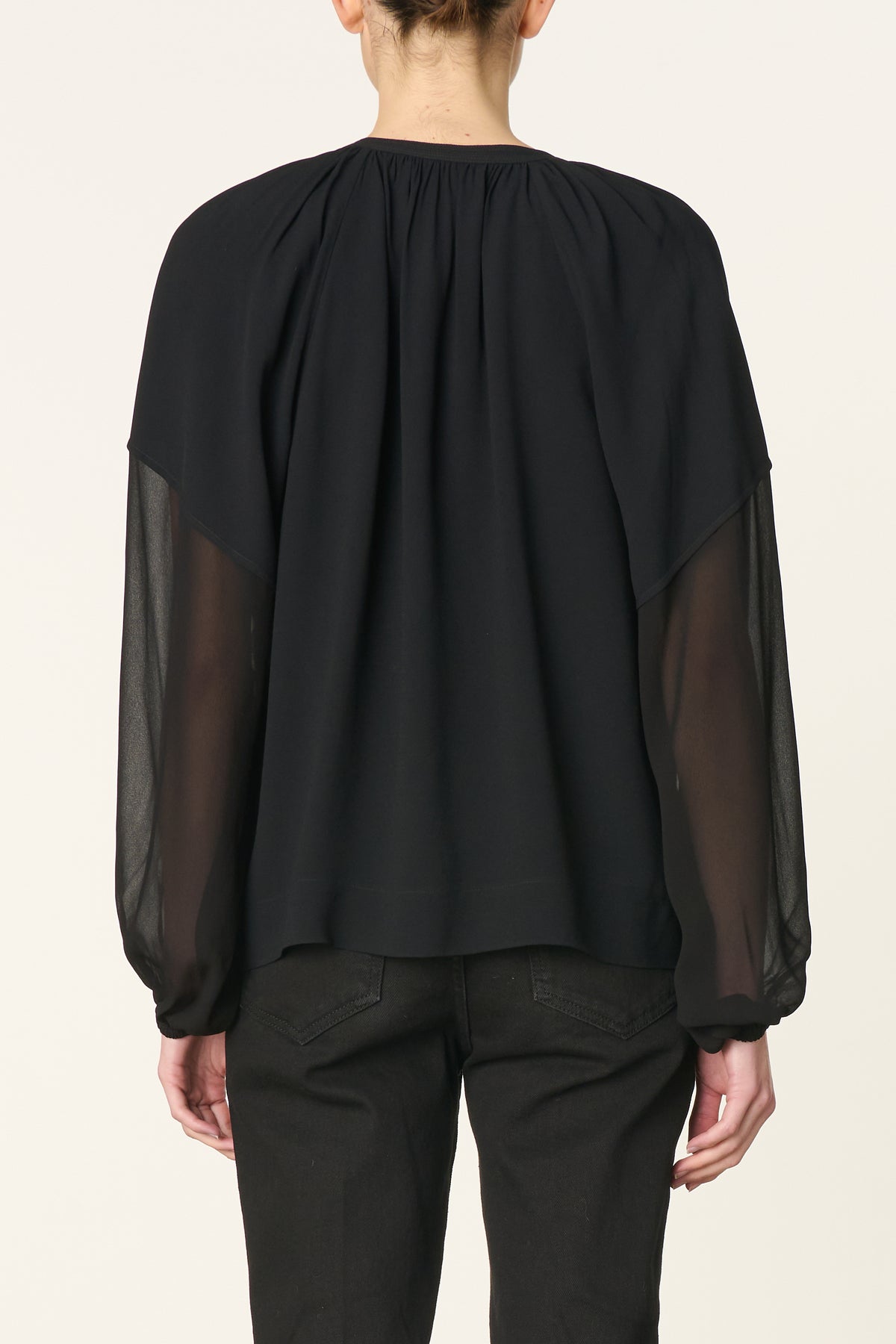 vanessa bruno dylan blouse black
