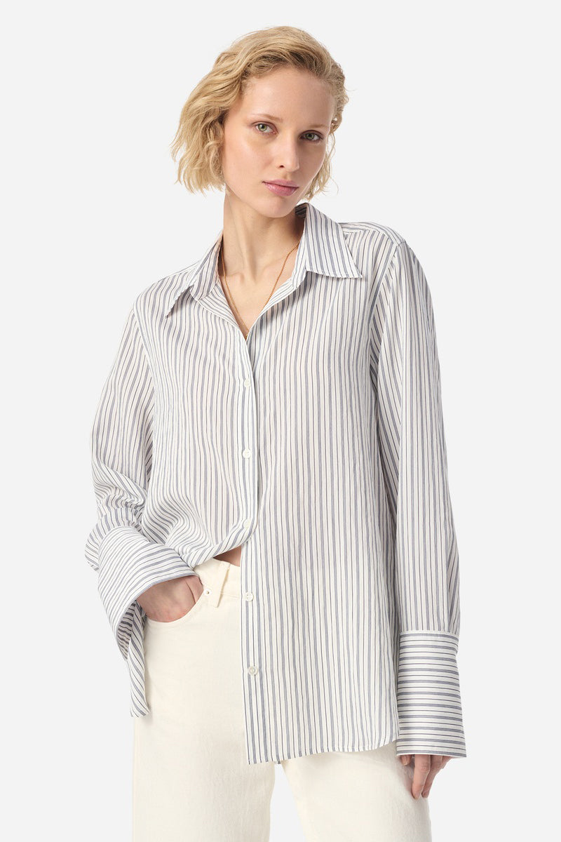 vanessa bruno esti shirt marine blue