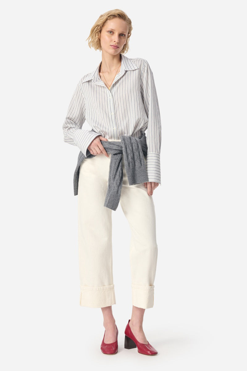 vanessa bruno esti shirt marine blue