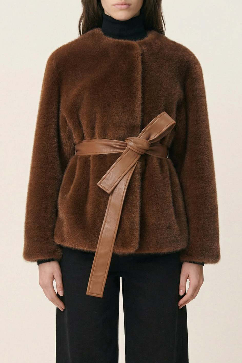 vanessa bruno fabu jacket roux