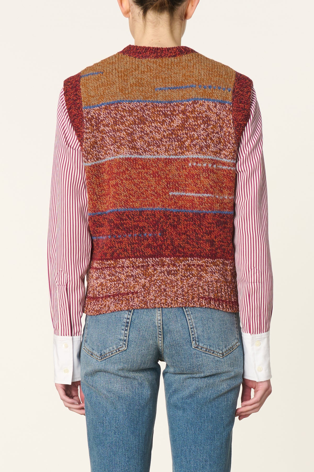 vanessa bruno fleming sweater vest multi