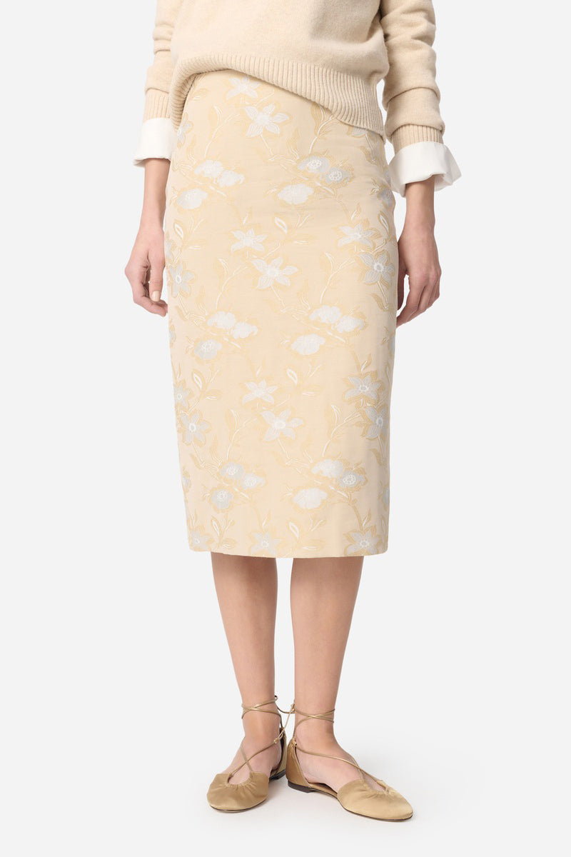 vanessa bruno gabriella skirt powder