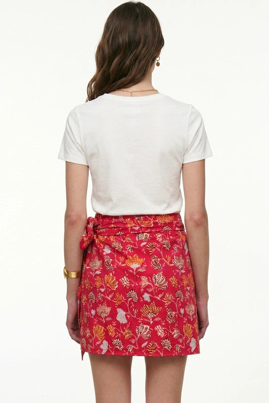 vanessa bruno gardenia skirt fuchsia
