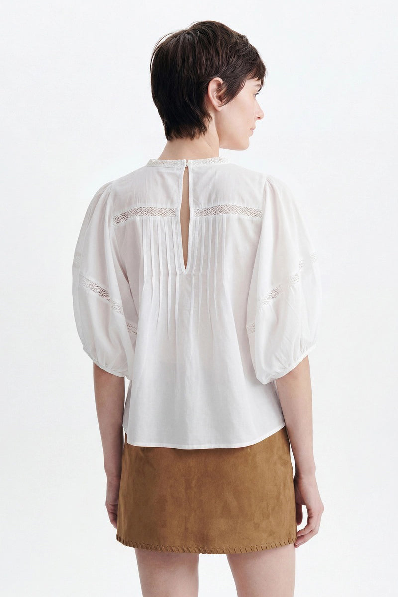 vanessa bruno hava top white