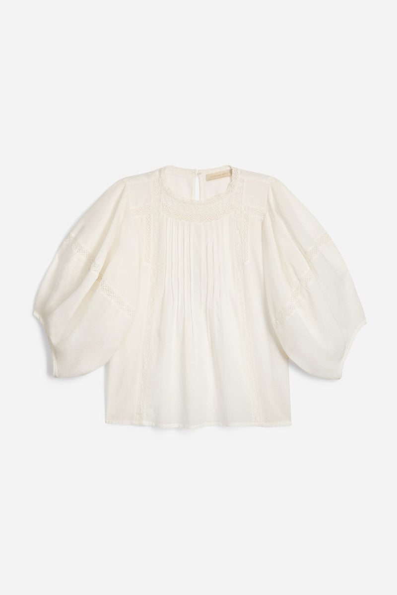vanessa bruno hava top white