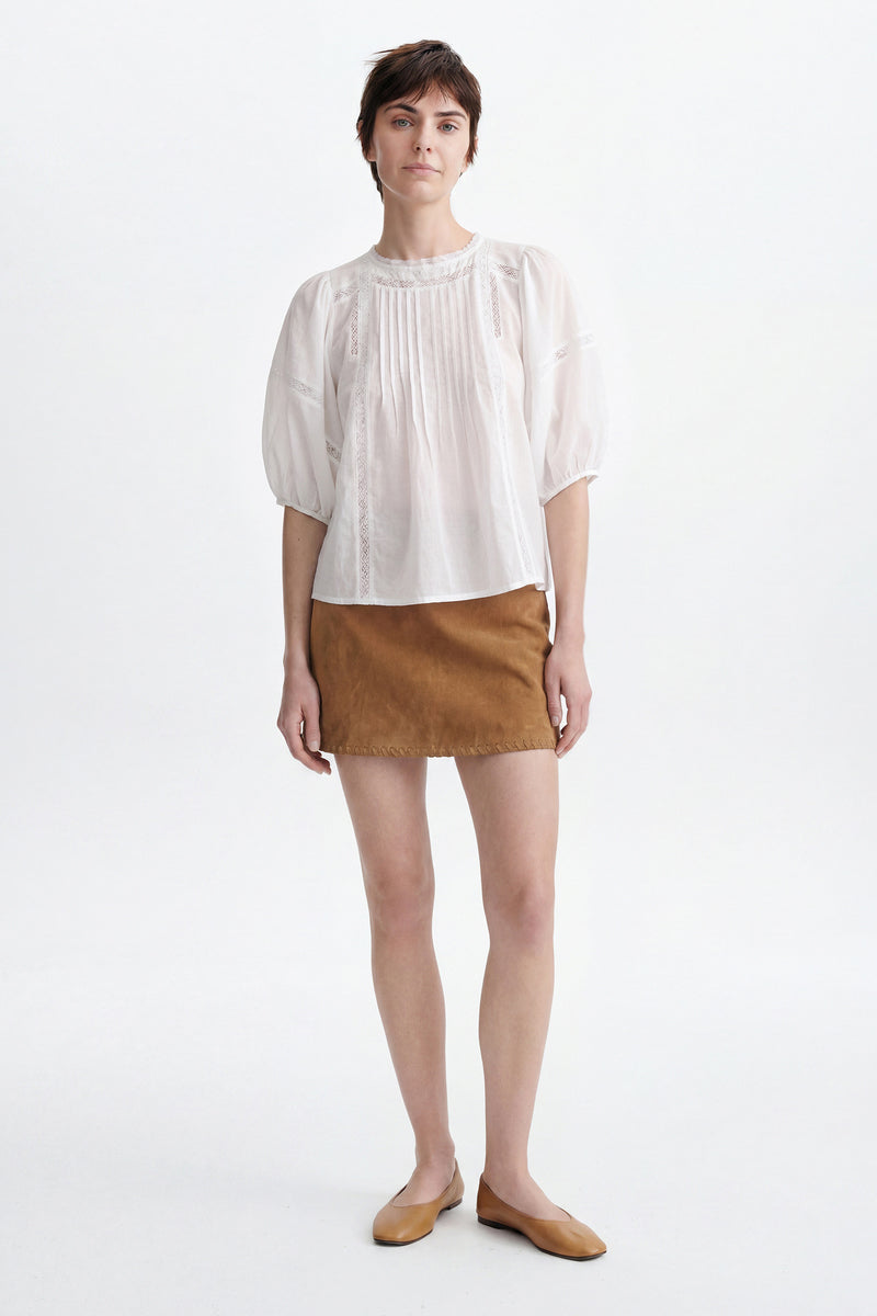 vanessa bruno hava top white