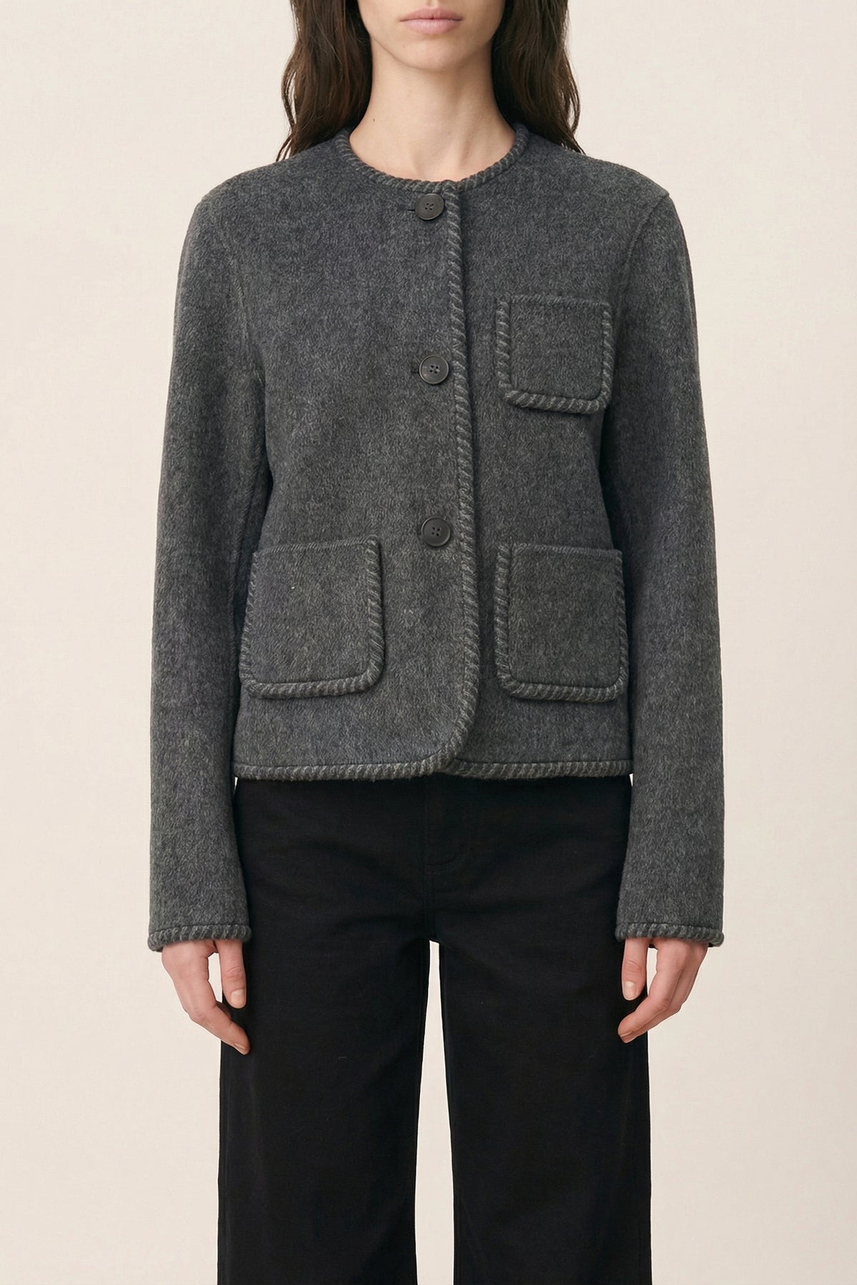 vanessa bruno humble jacket anthracite
